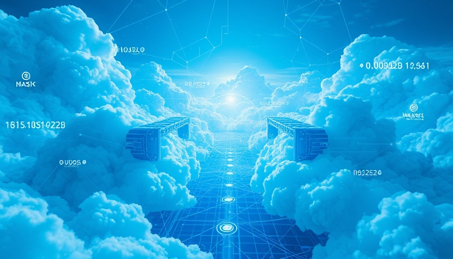 Futuristic digital landscape illustrating cloud-native hurdles.