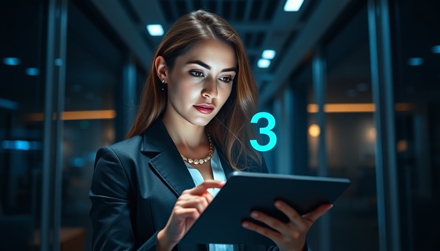 Businesswoman exploring Web3 concepts on digital tablet