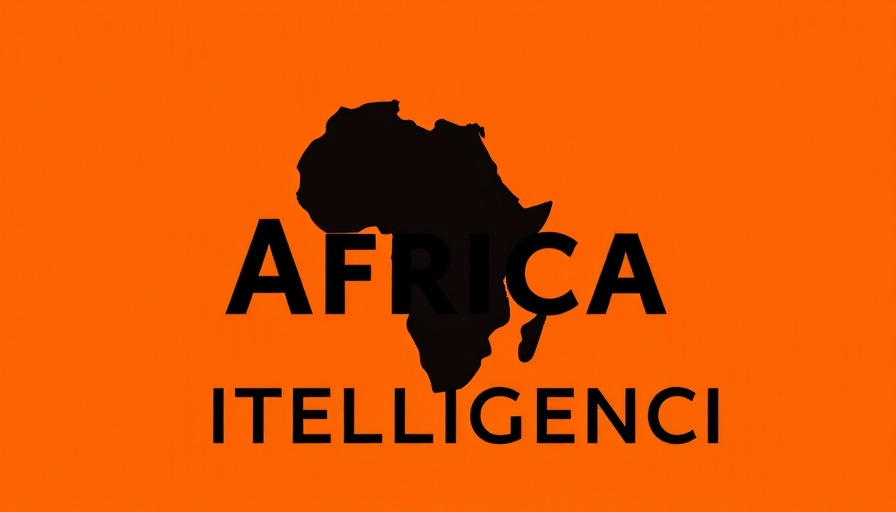 Africa Intelligence logo on orange background.