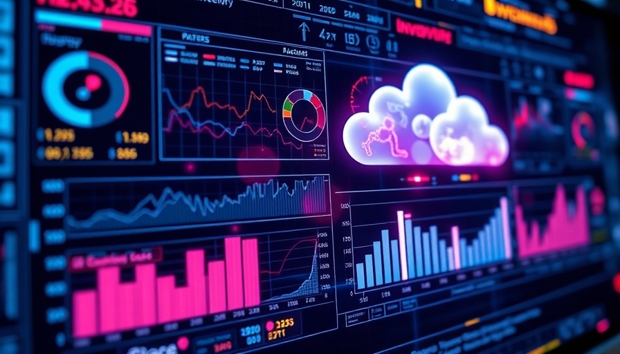 Futuristic interface displaying cloud-based MRO systems data.