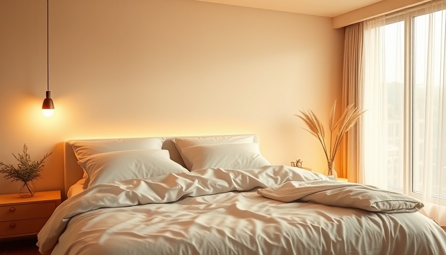 Cozy bedroom for optimal sleep health with soft lighting.