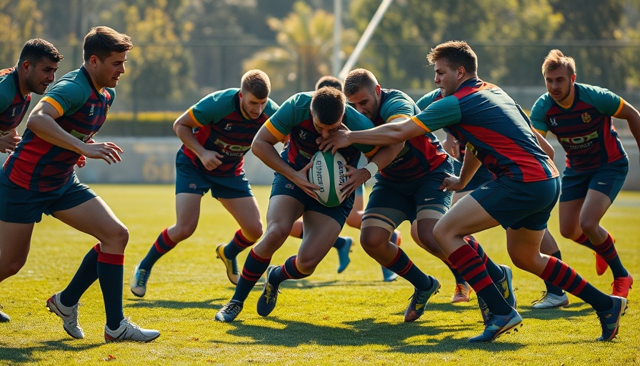 Rugby players training intensely for URC top four finish.