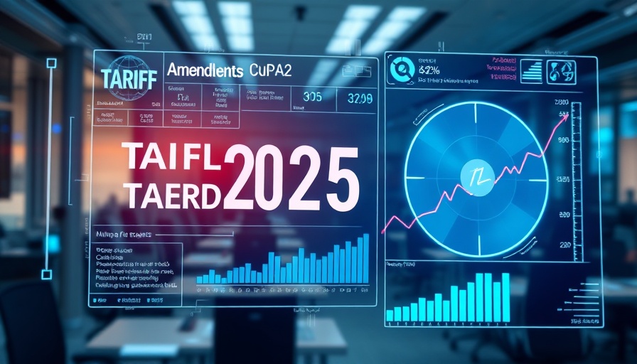 Abstract digital representation illustrating Tariff Amendments 2025.