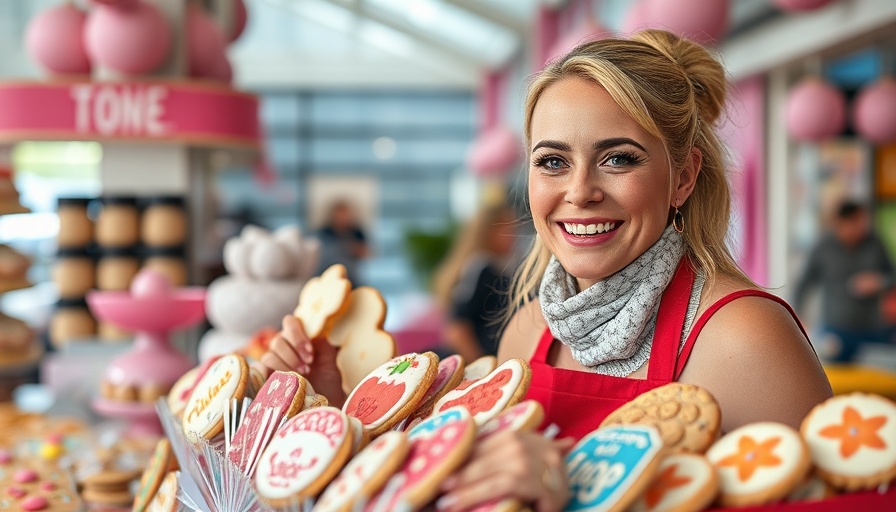 I Heart Market Durban: Vendor with colorful cookies display