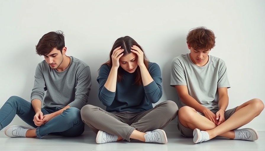 Three adults sitting with bored expressions representing musical boredom.