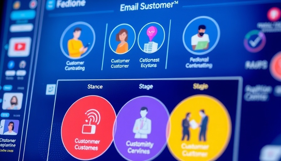 Graphical illustration of customer lifecycle segmentation for email marketing.