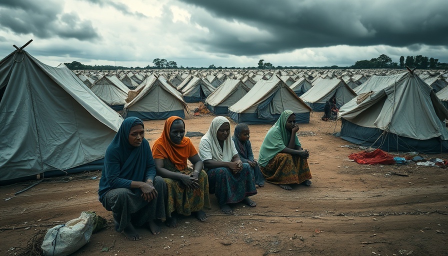 Somber scene in DRC refugee camp highlights urgent need for immediate ceasefire.