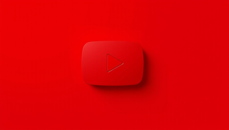 Minimalist YouTube play button logo with red background #GucciDanceMeOut