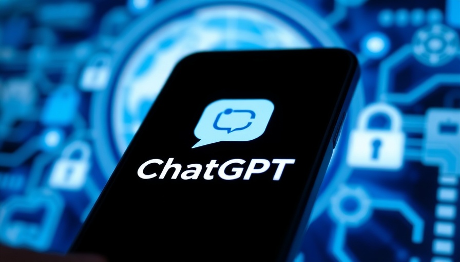 ChatGPT logo on smartphone with digital globe, representing ChatGPT referral traffic.