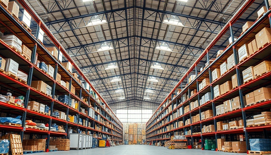 Modern Miami Fulfillment Center interior with storage setup.