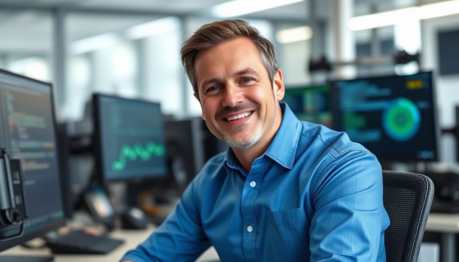 Micro Center Cybersecurity Solutions expert smiling in a tech office