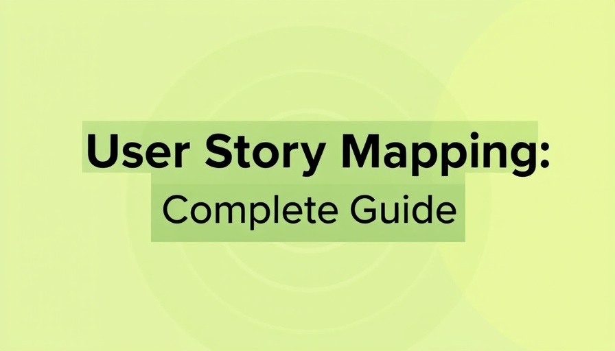 User Story Mapping Benefits guide cover with gradient design.