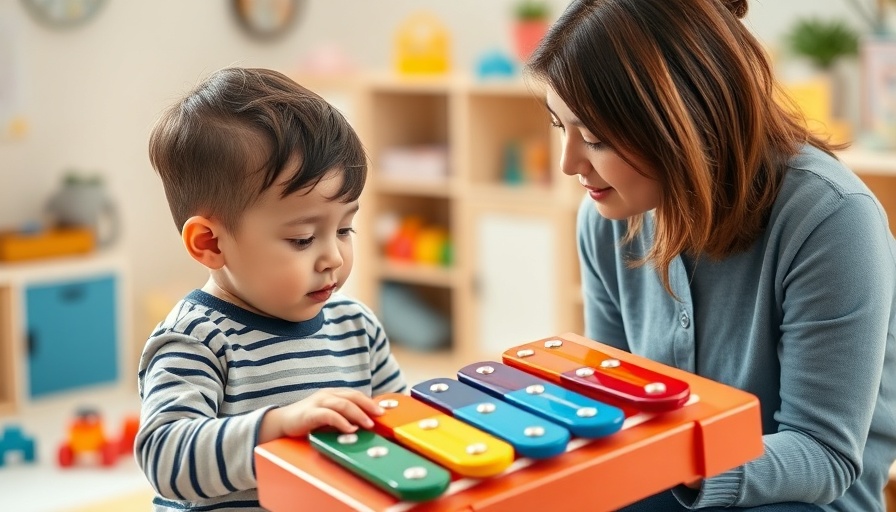 Autism Testing Process with therapist and child in a playroom.