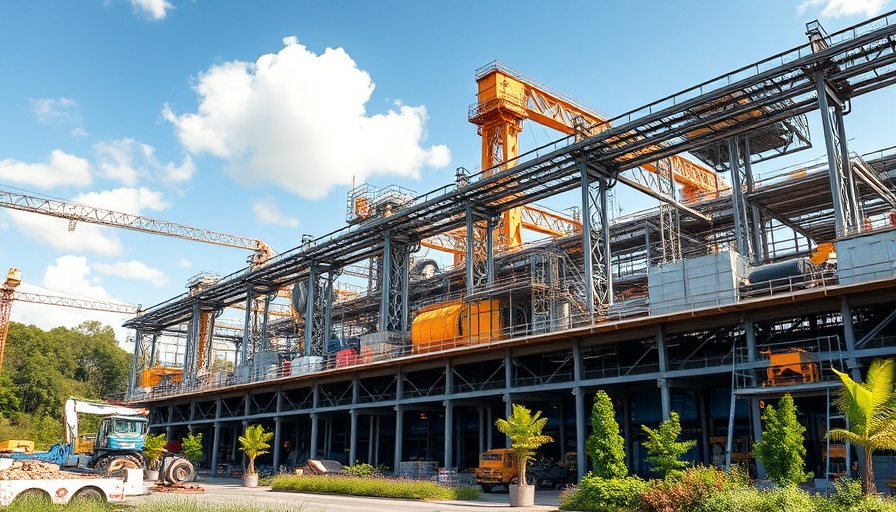 Industrial facility showcasing China's investment in Zimbabwe.