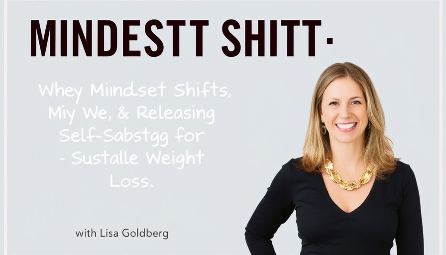 Mindset Shifts &amp; Releasing Self Sabotage for
Sustainable Weight Loss with Lisa Goldberg