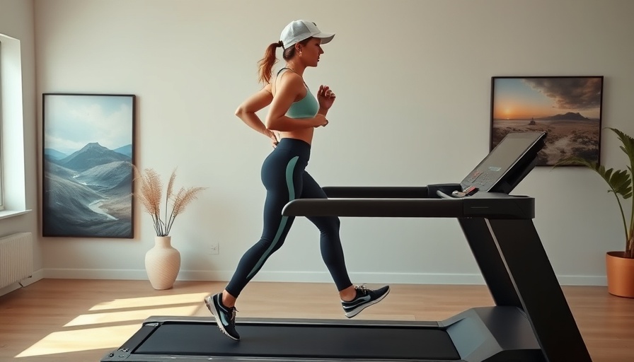 Woman using WalkingPad X21 Treadmill in a modern home setting.