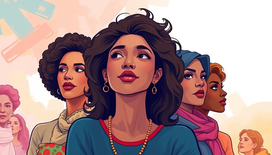 Illustrated diverse women celebrating Women Trailblazers in Mental Health for Women's History Month.