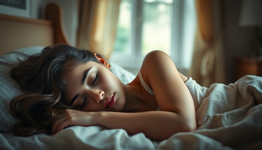 Sleep health priority: Woman sleeping peacefully in soft-lit bedroom.