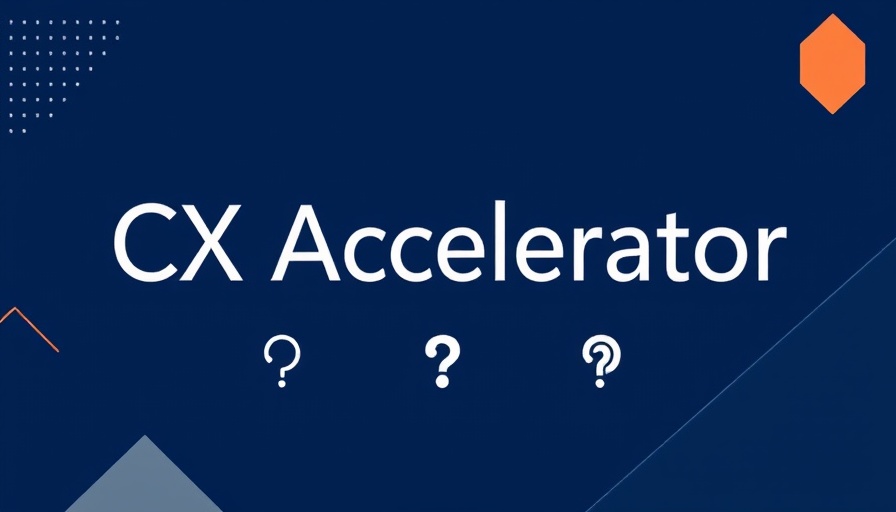 CX Accelerator banner with questions to ask as a CX professional