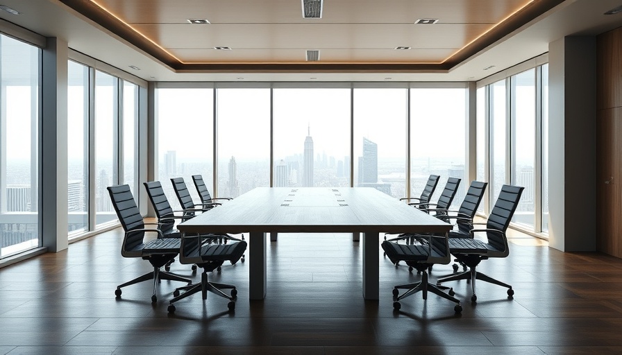 Modern conference room interior suitable for Instagram marketing strategies discussion.