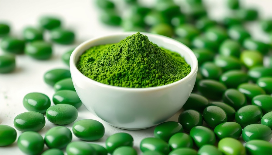 Green powder and tablets for natural heart health remedy
