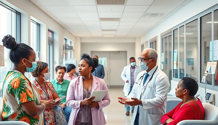 Healthcare clinic showcasing access and disease prevention activities.