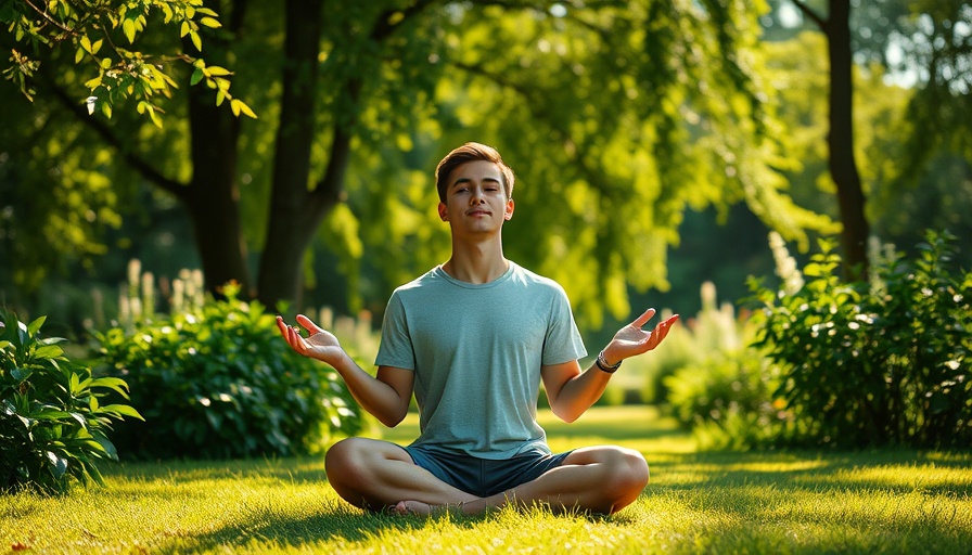 Peaceful person in garden embodying calm, Abiding in Jesus Eliminates Anxiety.