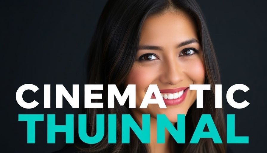 Smiling woman on video thumbnail about mental health awareness.