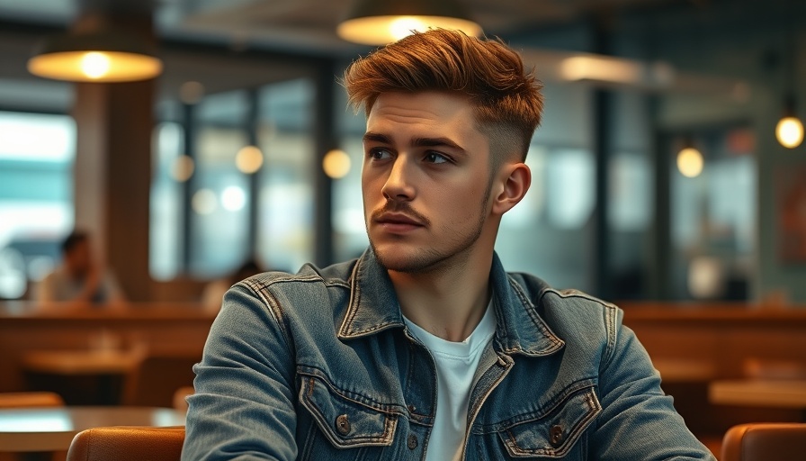 Thoughtful young man in cafe reflecting, crypto market.