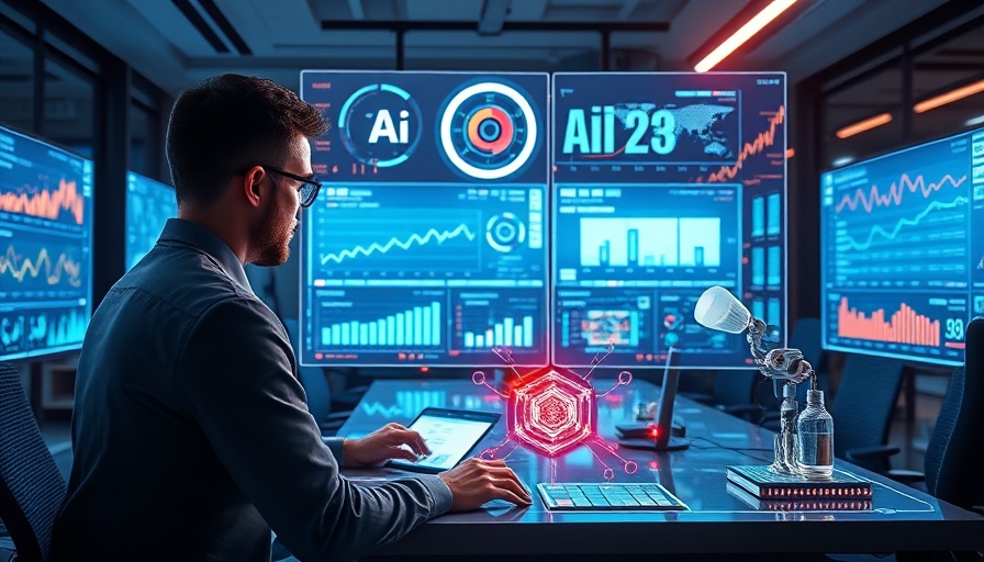Futuristic digital marketing trends 2025 with holographic charts.