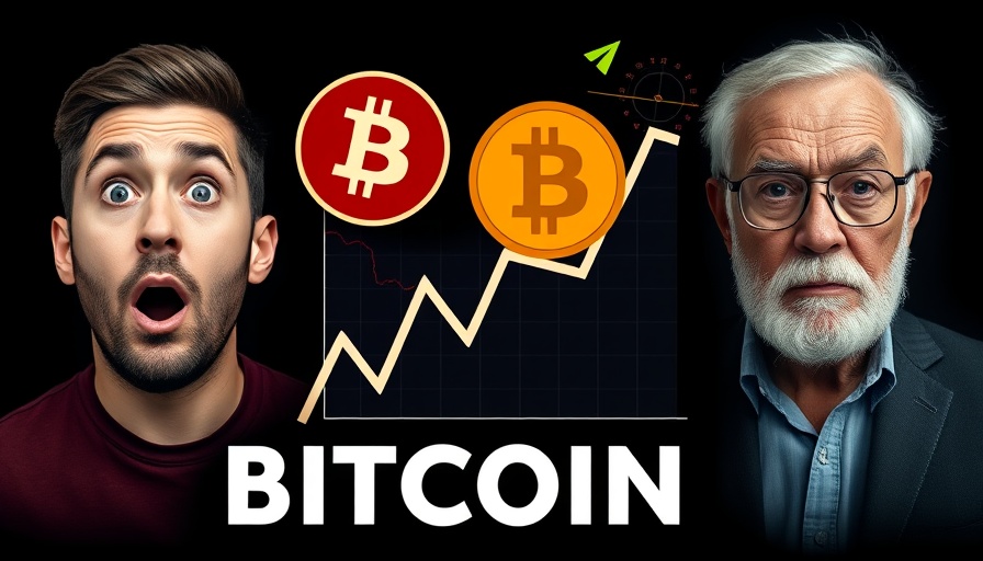 Massive bull run in Bitcoin depicted with bold graphic and upward trend.