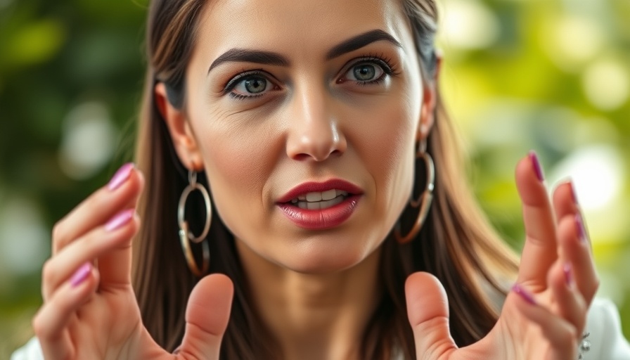 Woman discussing economy on video, related to cryptocurrency interest rates.
