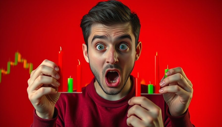 Bitcoin breakout in 24 hours concept with shocked man and charts.