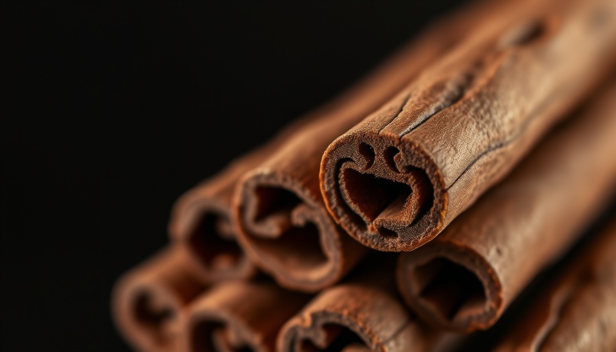 Cinnamon sticks highlighting texture and color for health benefits.