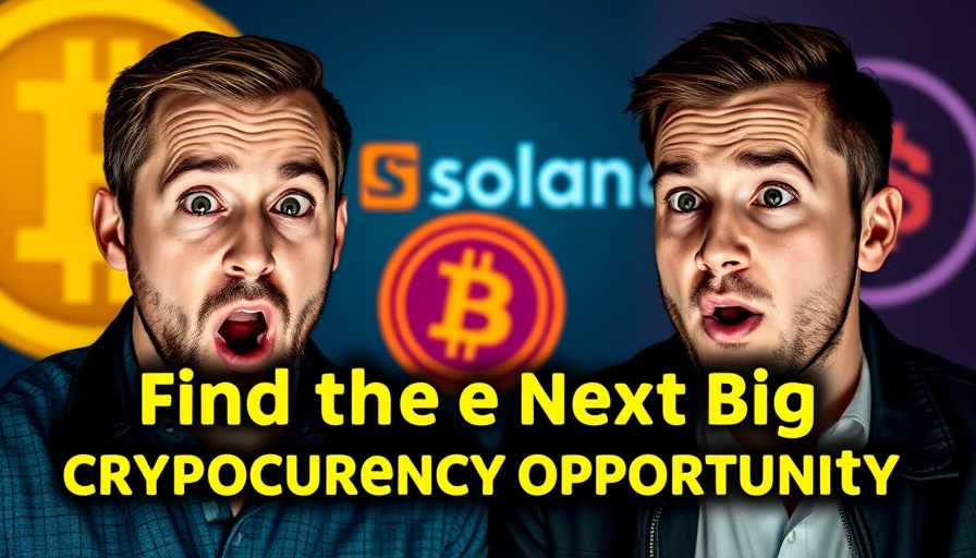 Cryptocurrency discussion with Bitcoin and Solana logos, vibrant style.
