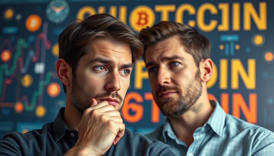 Crypto investing strategy Summer 2025 discussion with two men and icons.