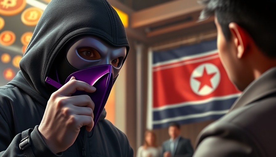 North Korean IT Workers in Cryptocurrency, intense confrontation scene.