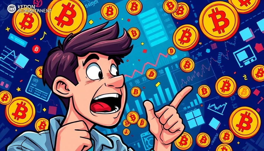 Bitcoin Price Analysis and Forecast: Excited expression with crypto symbols.