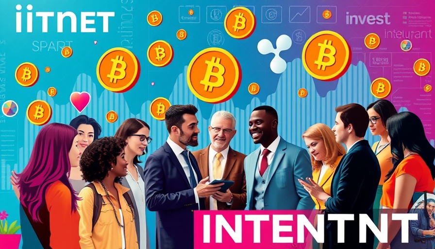 Bitcoin investment insights with vibrant crypto-themed collage.