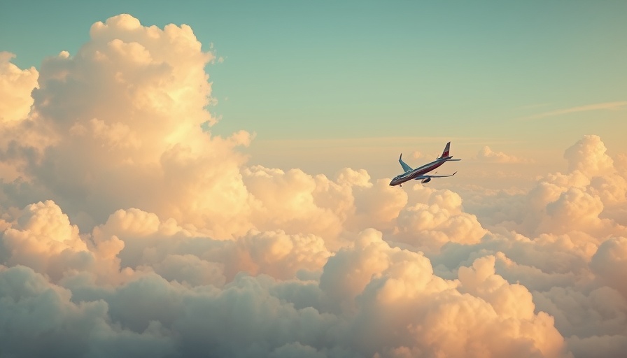 Solitary airplane in a vast sky, symbolizing mental health awareness.