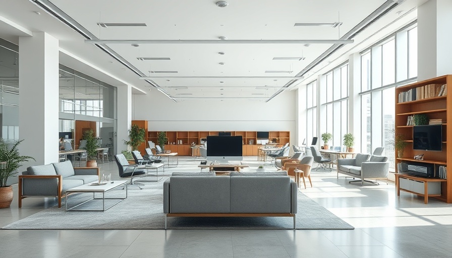 Modern office setup showcasing SARS Furniture Solutions RFP07/2025.
