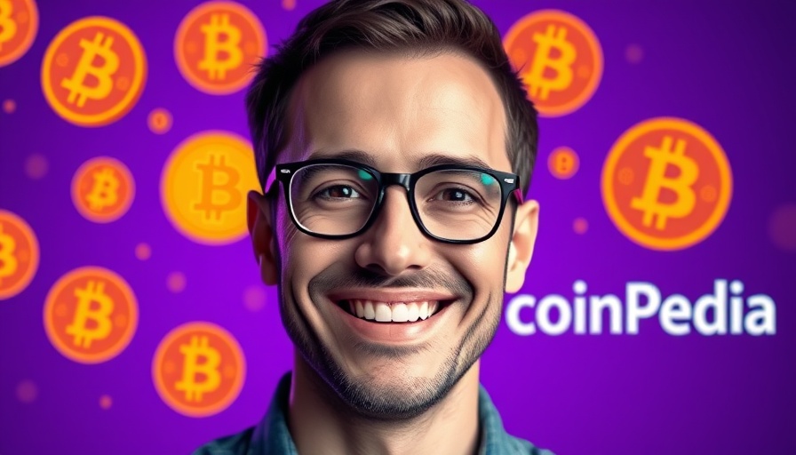 Bitcoin rally risks concept with man and Bitcoin symbols, CoinPedia style