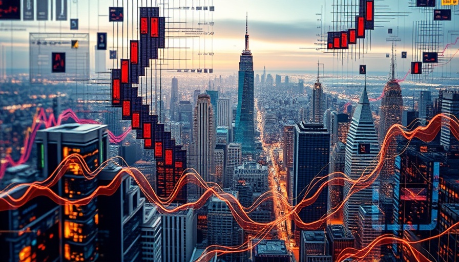 Financial charts illustration for monetary policy and inflation targeting.