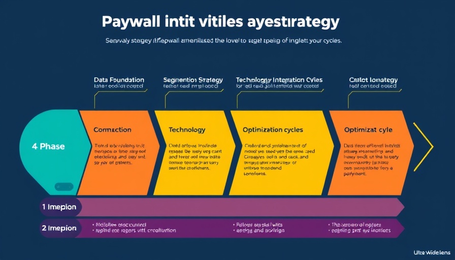 Dynamic paywall strategy timeline in four phases.