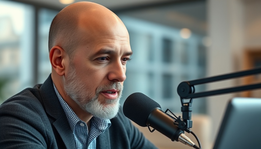 Bald man discussing Google Ads in a virtual meeting.