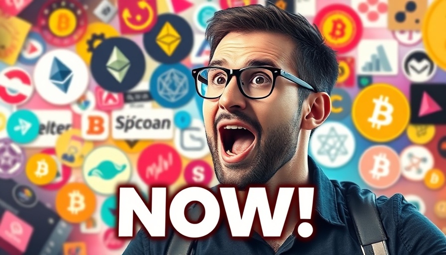 Bitcoin and Crypto digital collage with logos and text.