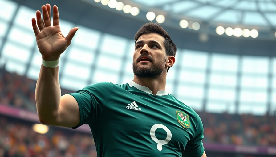 Springboks selection: Rugby player in green jersey gesturing.