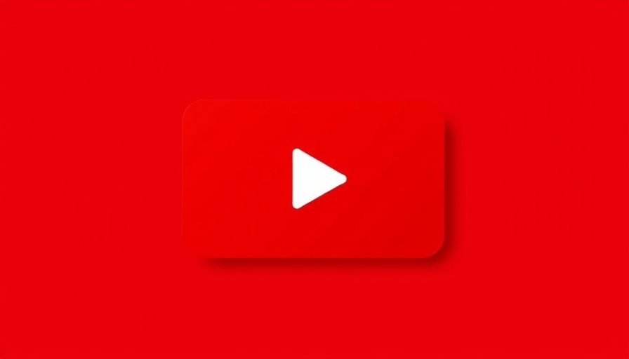 Play button on red background symbolizing Crayola Customer Experience Legacy video.