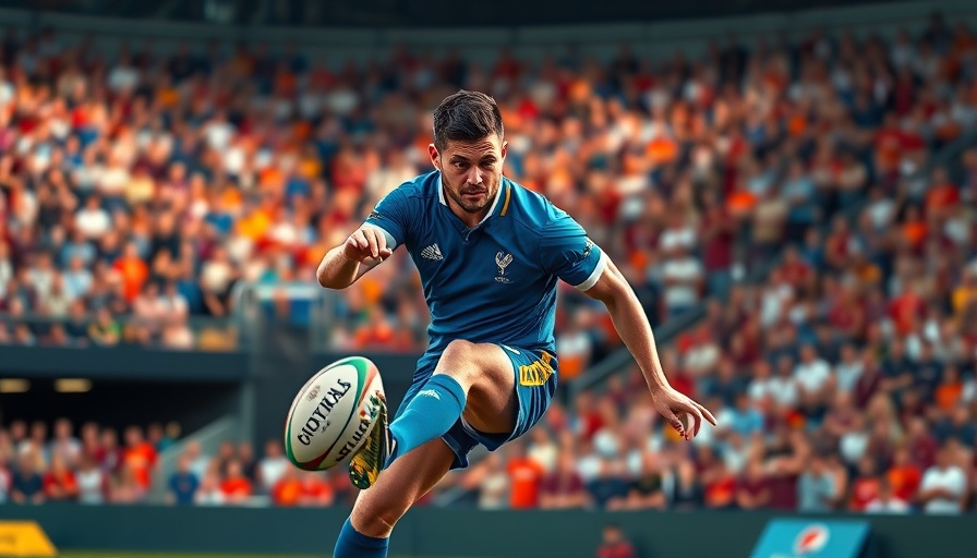 Rugby player in action during Bulls vs WP Rugby Match.