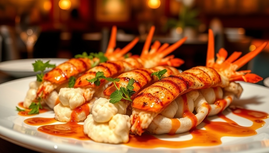Luxurious lobster dish at Luxury Resorts Discovery Samal.
